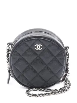CHANEL Pre-Owned: Серебристый клатч 