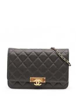 CHANEL Pre-Owned: Золотой кошелёк 