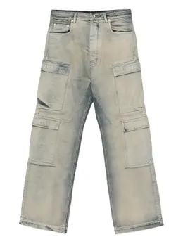 Rick Owens DRKSHDW: Джинсы  Cargo с карманами