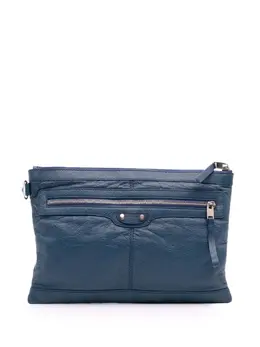Balenciaga Pre-Owned: Голубой клатч 