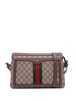 Gucci Pre-Owned: Коричневая сумка через плечо 