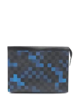 Louis Vuitton Pre-Owned: Чёрный клатч 