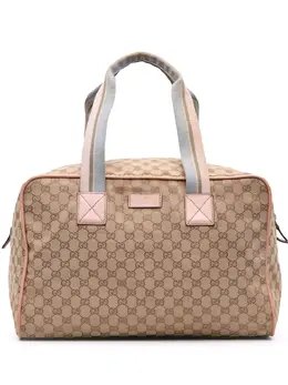 Gucci Pre-Owned: Коричневая спортивная сумка 