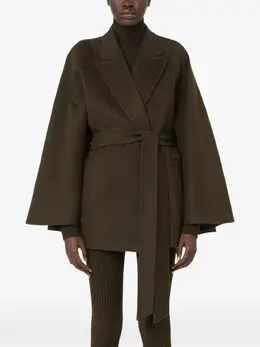 Max Mara: Зелёное пальто 