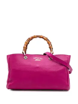 Gucci Pre-Owned: Розовая сумка-шоппер 