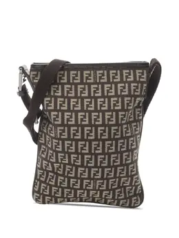 Fendi Pre-Owned: Коричневая сумка через плечо 