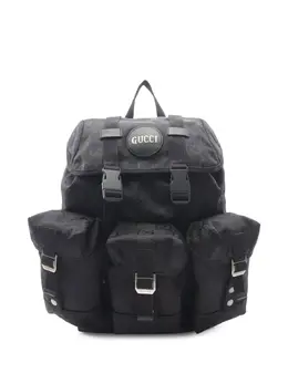 Gucci Pre-Owned: Чёрный рюкзак 
