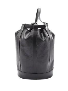 Louis Vuitton Pre-Owned: Чёрный рюкзак 
