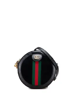 Gucci Pre-Owned: Чёрная сумка через плечо 