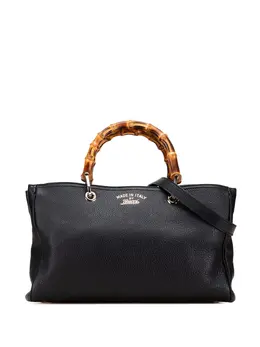 Gucci Pre-Owned: Чёрная сумка-шоппер 