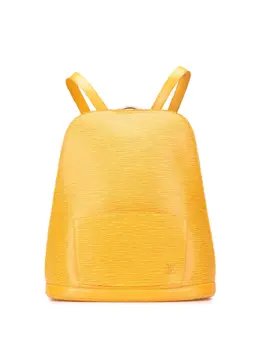 Louis Vuitton Pre-Owned: Жёлтый рюкзак 