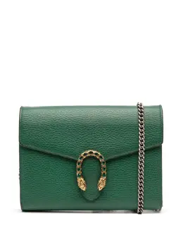 Gucci Pre-Owned: Зелёный кошелёк 