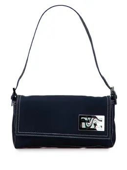 Fendi Pre-Owned: Голубая сумка 