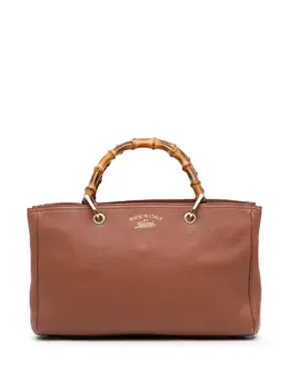 Gucci Pre-Owned: Коричневая сумка-шоппер 
