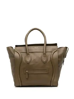 Celine Pre-Owned: Зелёная сумка-шоппер 