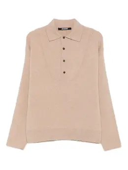 Jacquemus: Бежевое поло 