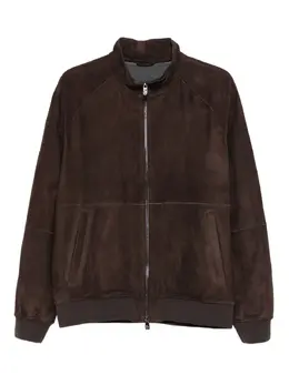 Corneliani: Замшевая куртка 