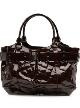 Burberry Pre-Owned: Красная сумка-шоппер 