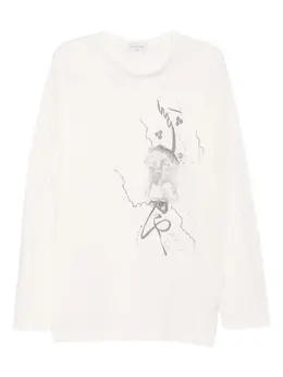 Yohji Yamamoto: Белая футболка 