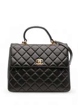 CHANEL Pre-Owned: Чёрная сумка 