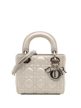 Christian Dior Pre-Owned: Серебристая сумка 