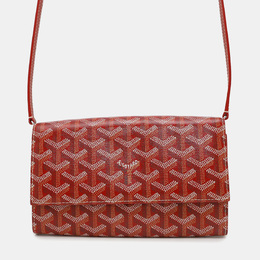 Goyard: Красный кошелёк 