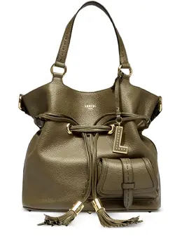 Lancel: Коричневая сумка 