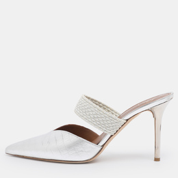 Malone Souliers: Серебристые сабо 