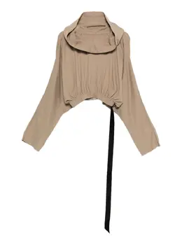 Rick Owens DRKSHDW: Бежевая толстовка 