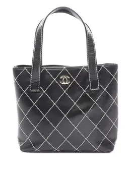 CHANEL Pre-Owned: Чёрная сумка 