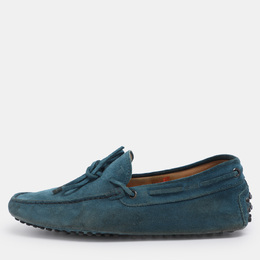 Tod's: Голубые туфли  Gommino
