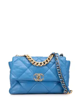 CHANEL Pre-Owned: Голубая сумка 