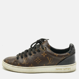 Louis Vuitton: Коричневі кросівки 