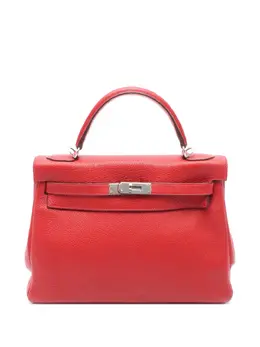 Hermès Pre-Owned: Серебристая сумка 