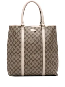Gucci Pre-Owned: Коричневая сумка-шоппер 