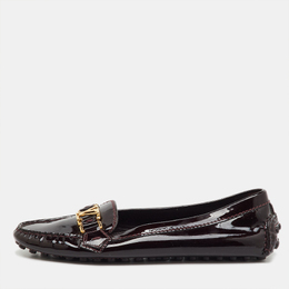 Louis Vuitton: Бордовые лоферы 