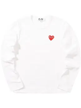 Comme Des Garçons Play: Футболка с длинным рукавом 