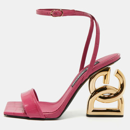 Dolce & Gabbana: Розовые сандалии 