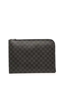Louis Vuitton Pre-Owned: Серебристый клатч 