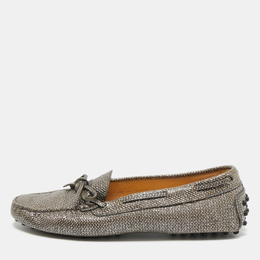Tod's: Жёлтые лоферы  Gommino
