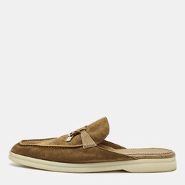 Loro Piana: Зелёные сабо 