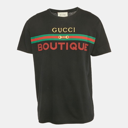 Gucci: Чёрная футболка 