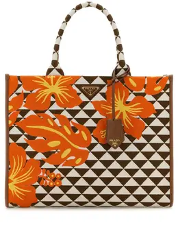Prada: Коричневая сумка 