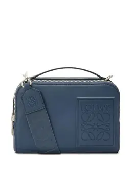 LOEWE: Синяя сумка-шоппер 