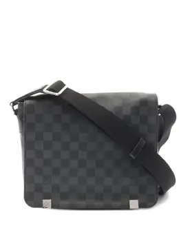 Louis Vuitton Pre-Owned: Чёрная сумка 