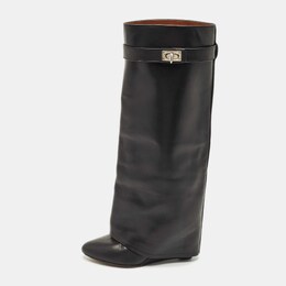 Givenchy: Чёрные сапоги  Lock