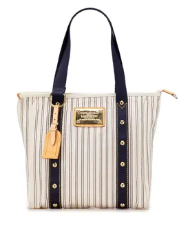 Louis Vuitton Pre-Owned: Сумка-шоппер в полоску 