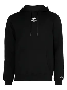 Lacoste: Чёрная толстовка 