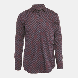 Boss By Hugo Boss: Синяя рубашка 