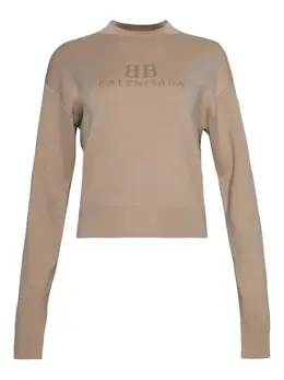 Balenciaga: Жаккардовый топ 